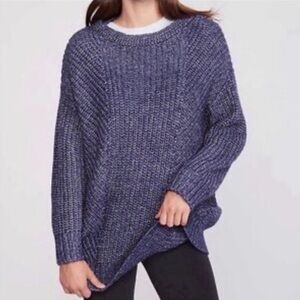 Lou & Grey Navy Knit Sweater